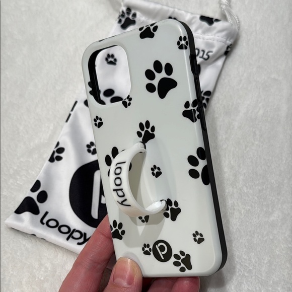 iPhone 12 Mini Loopy Pawprint Phone Case - Picture 3 of 7
